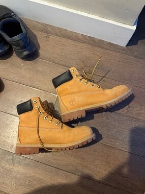Timberland Wheat/Tan Leather Work Boots